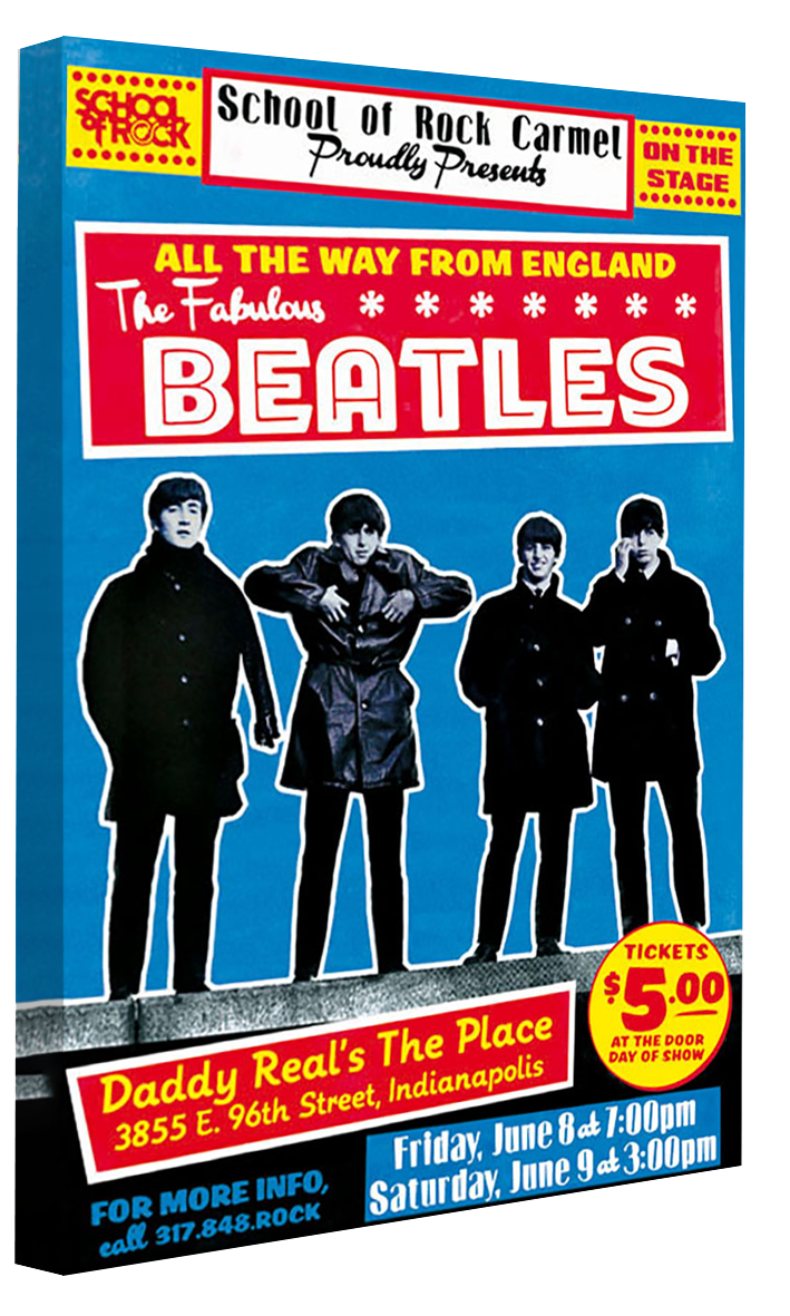 The Fabulous Beatles - Blue Shaker - Poster Affiche -