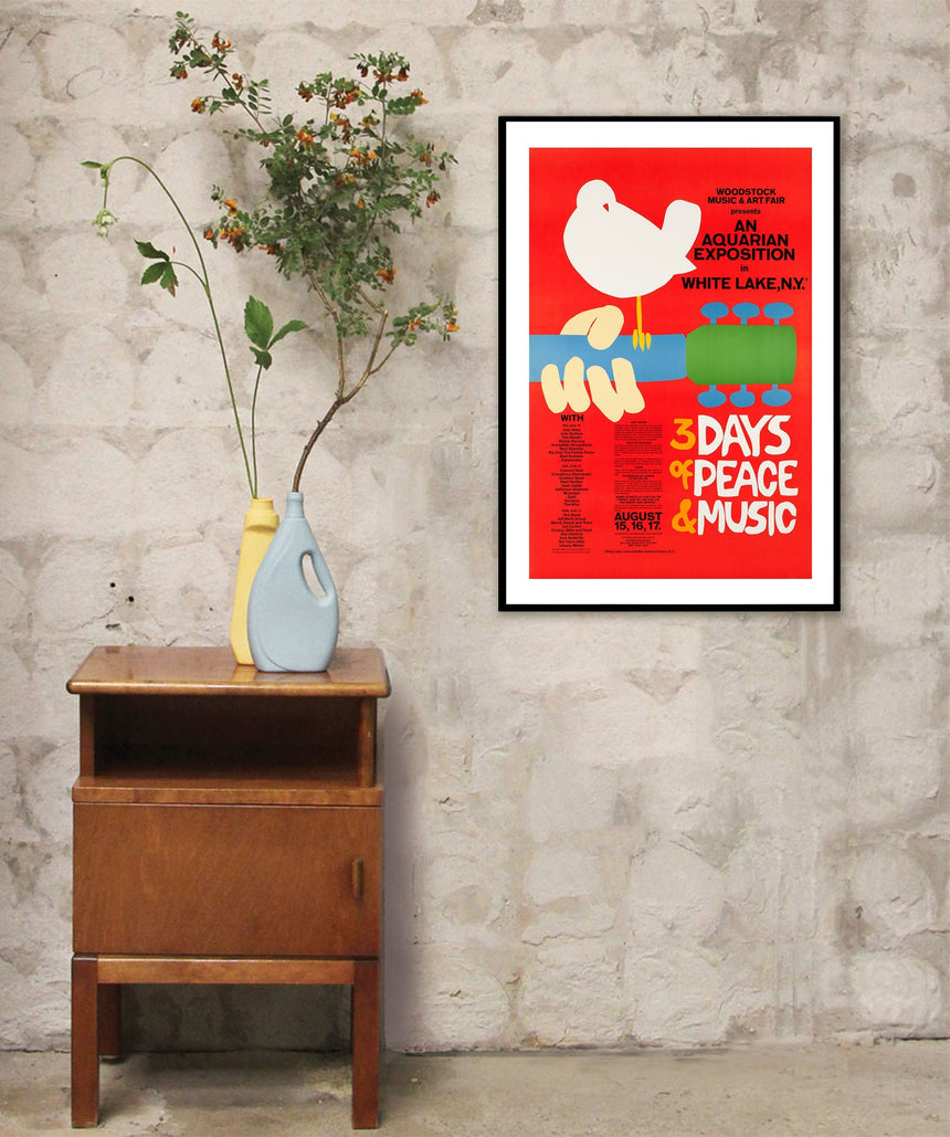 Woodstock - Blue Shaker - Poster Affiche -