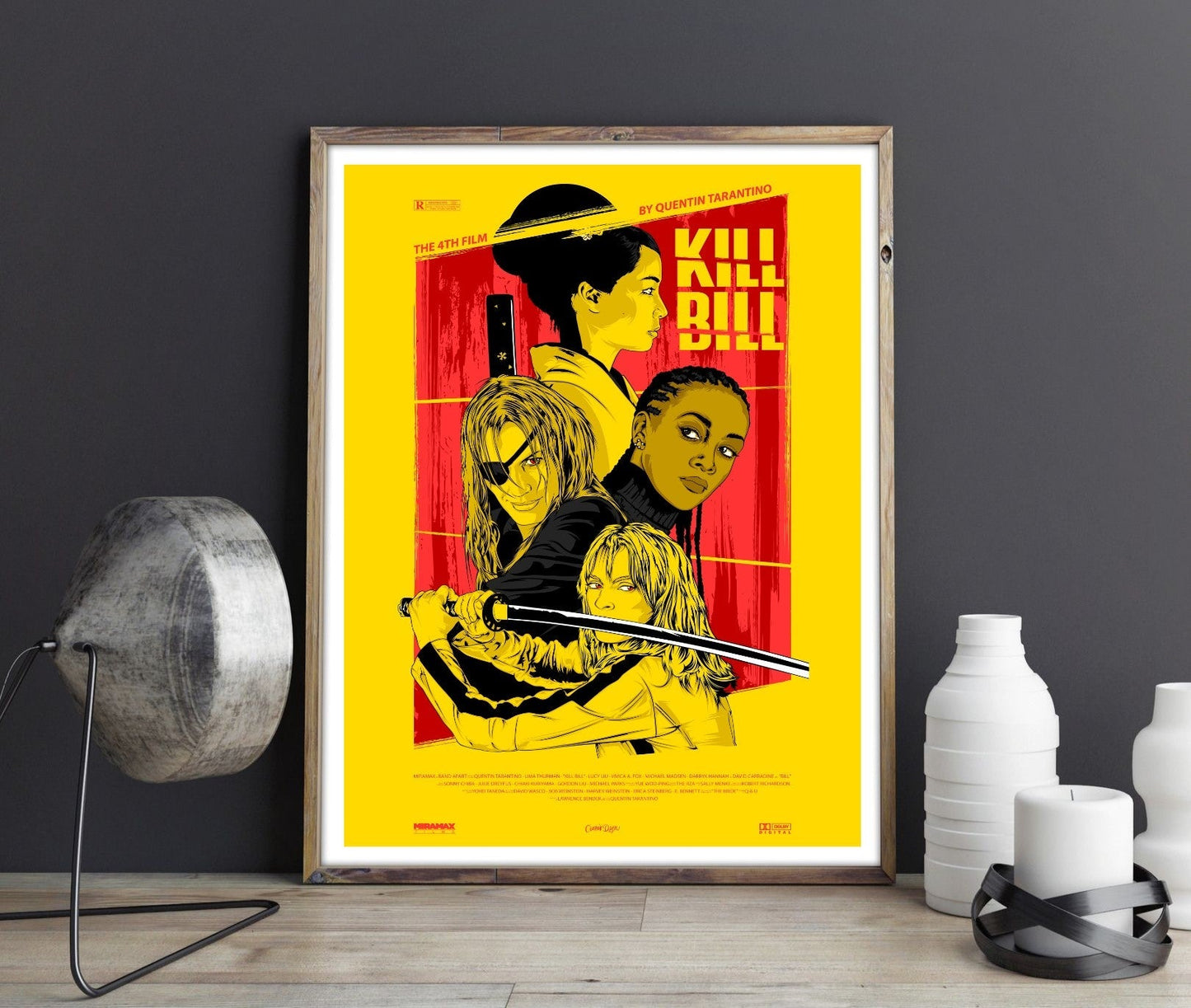 Kill Bill Movie-cranio, print-BLUE SHAKER