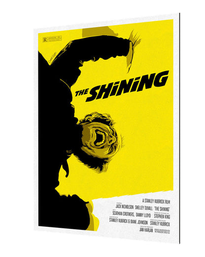 The Shining Yellow-cranio, print-Alu Dibond 3mm-40 x 60 cm-BLUE SHAKER