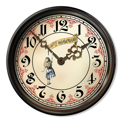 Round Trays -  Alice Clock - 30 cm