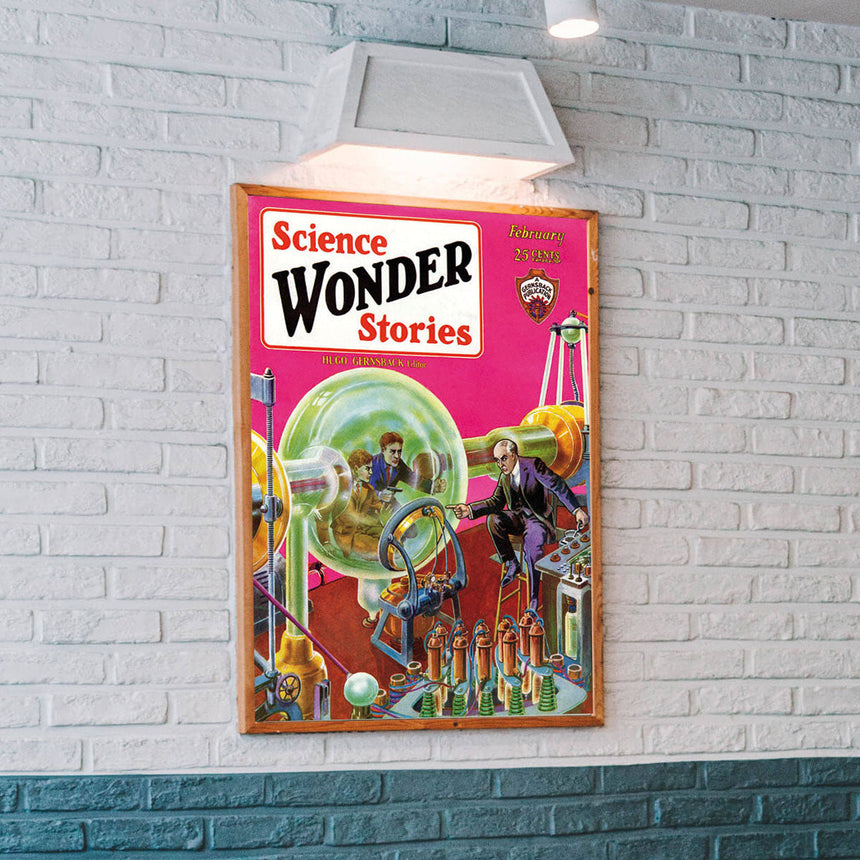Science Wonder Stories - Blue Shaker - Poster Affiche -