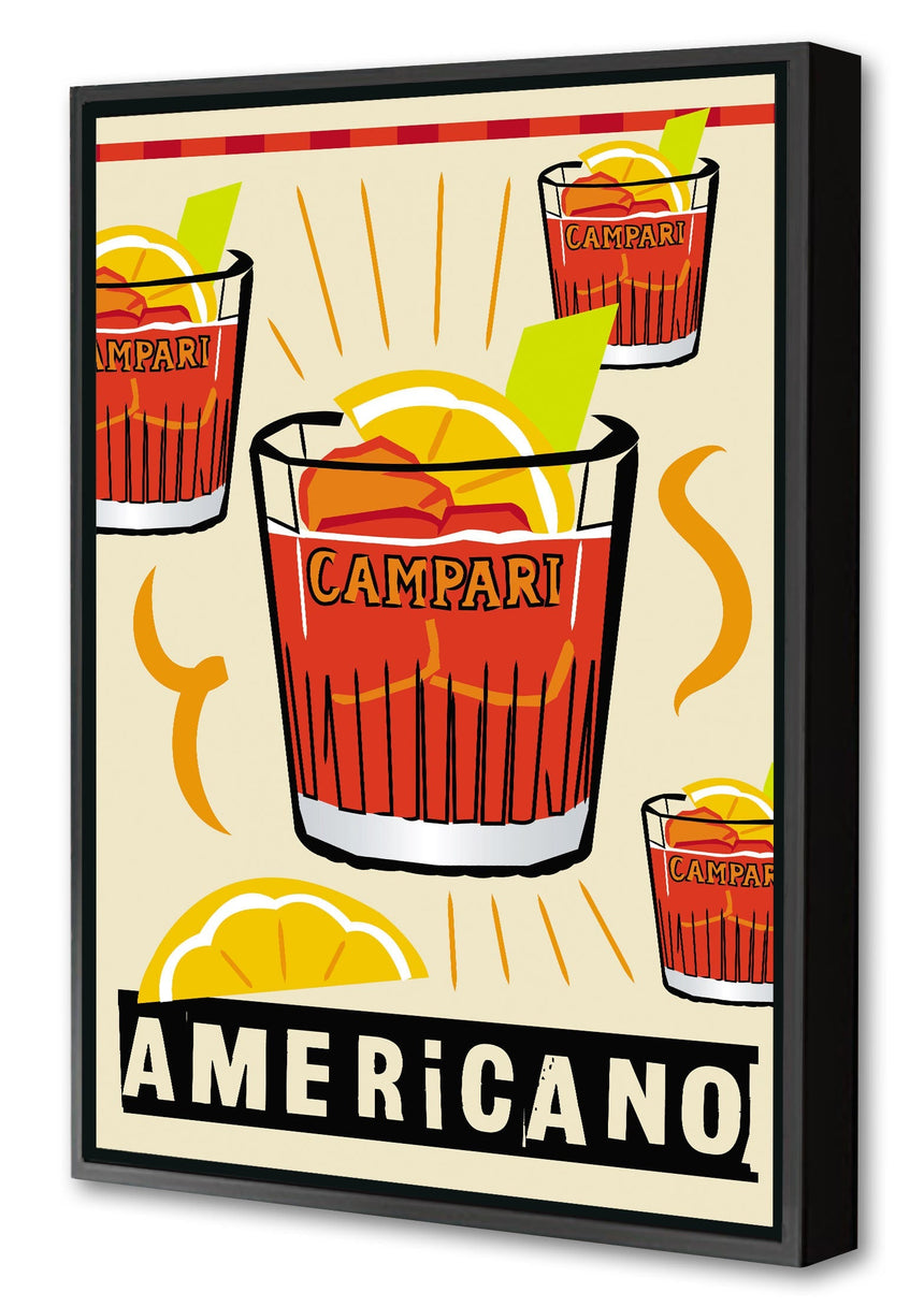 Americano - Blue Shaker - Poster Affiche -