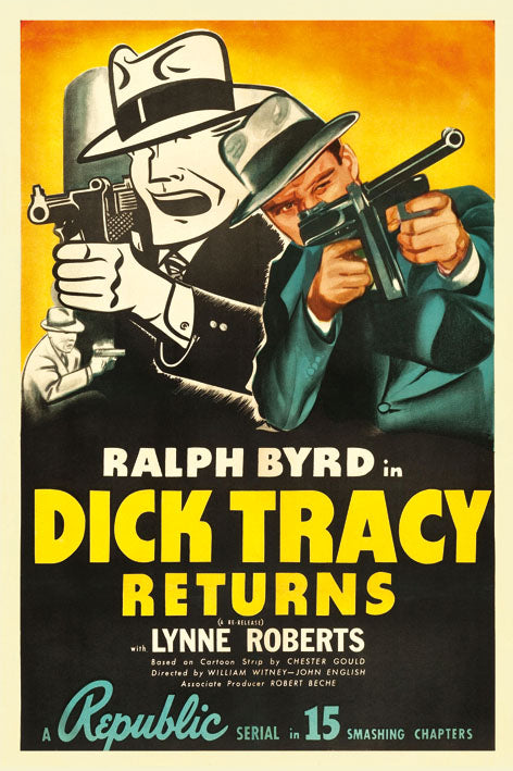 Dick Tracy-movies, print-Print-30 x 40 cm-BLUE SHAKER