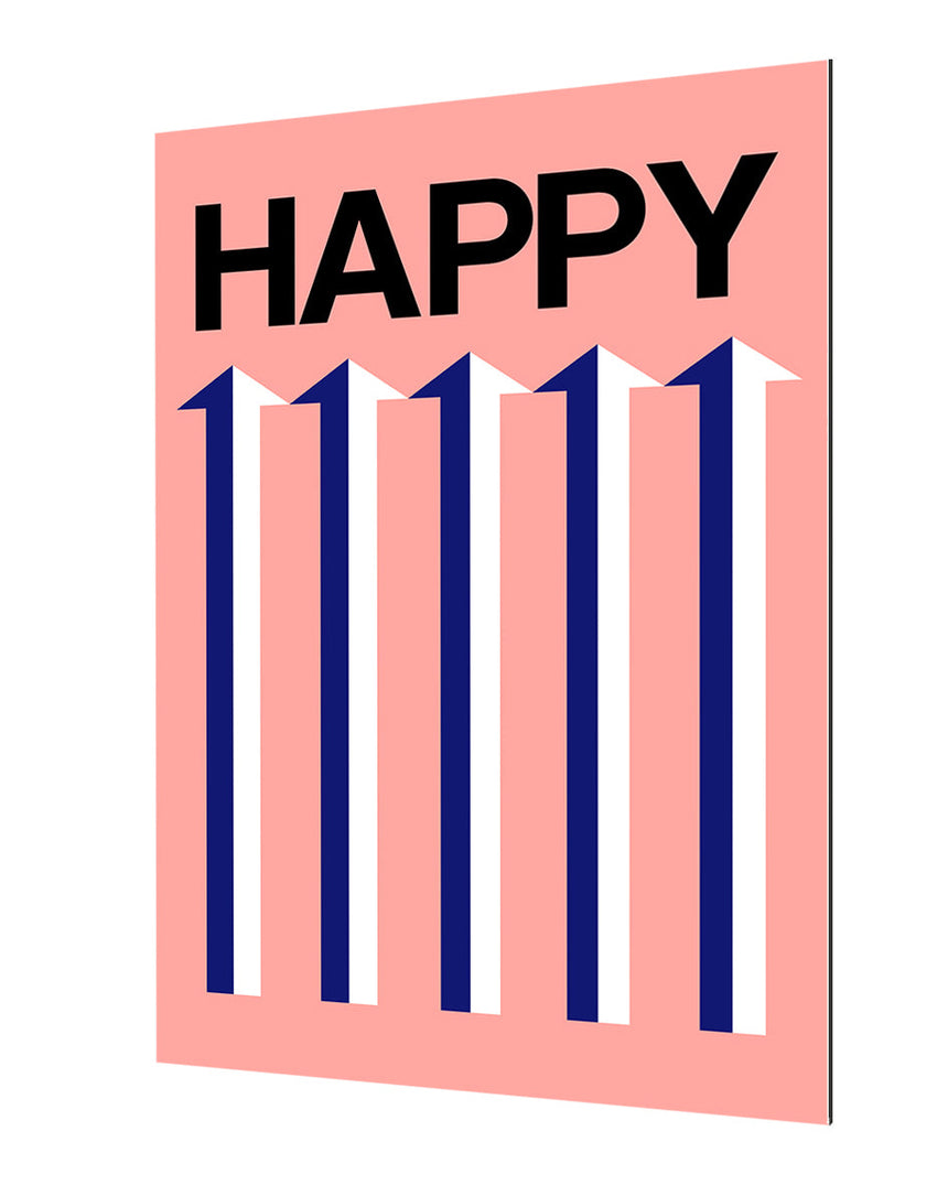 Happy - Blue Shaker - Poster Affiche -