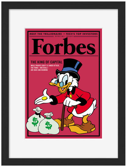 Forbes King of Capital-forbes, print-Framed Print-30 x 40 cm-BLUE SHAKER