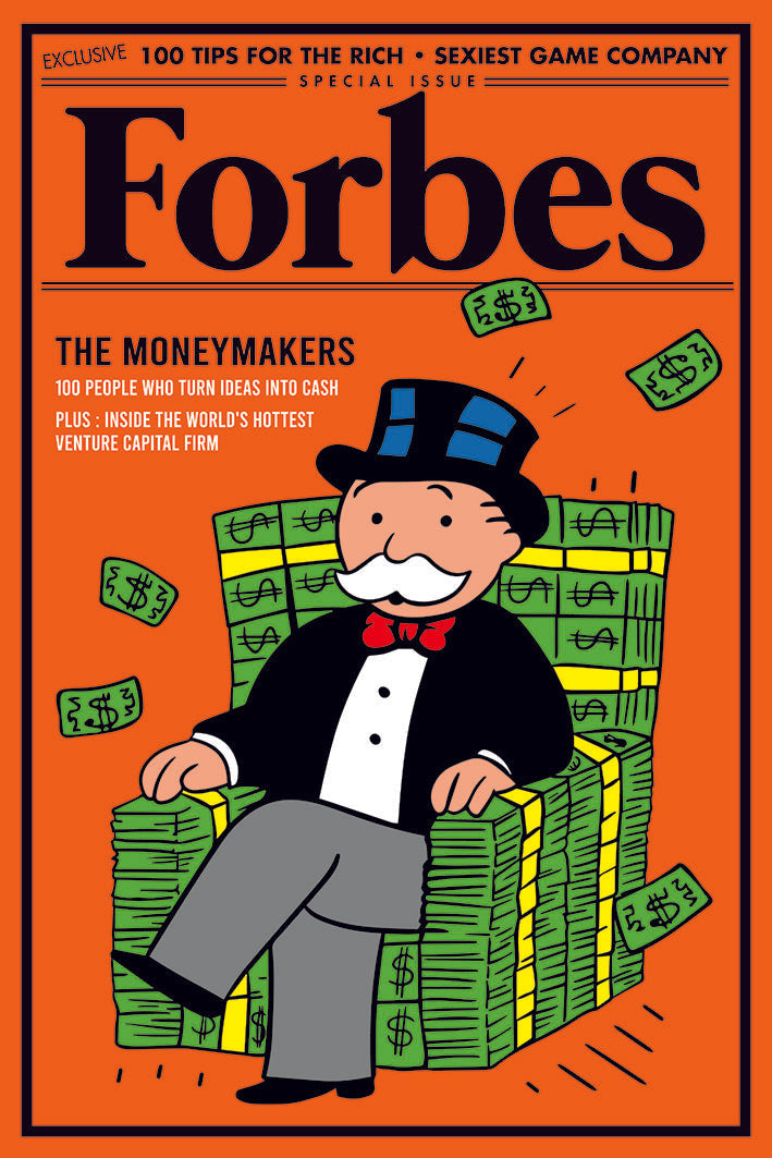 Forbes Moneymakers-forbes, print-Print-30 x 40 cm-BLUE SHAKER