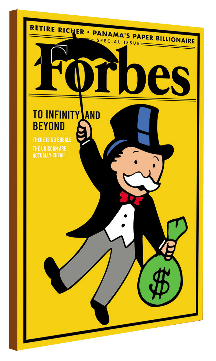 Forbes Infinity and Beyond-forbes, print-Canvas Print - 20 mm Frame-50 x 75 cm-BLUE SHAKER
