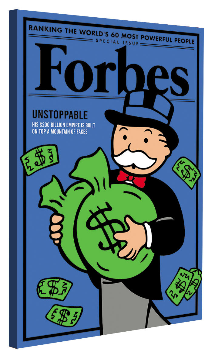 Forbes Unstoppable-forbes, print-Canvas Print - 20 mm Frame-50 x 75 cm-BLUE SHAKER