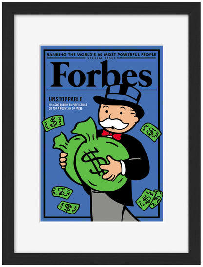 Forbes Unstoppable-forbes, print-Framed Print-30 x 40 cm-BLUE SHAKER