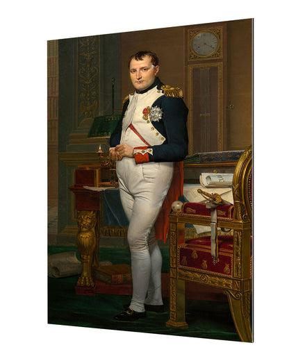 Napoleon Bonaparte-historical, print-Alu Dibond 3mm-40 x 60 cm-BLUE SHAKER
