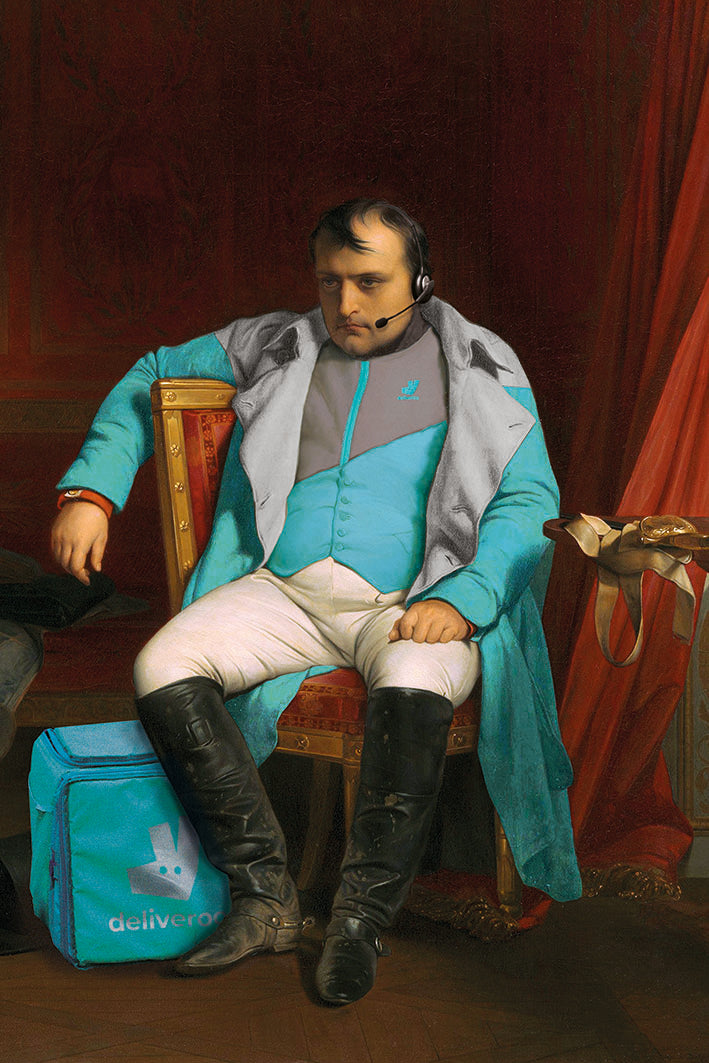 Napoleon Deliveroo-historical, print-Print-30 x 40 cm-BLUE SHAKER
