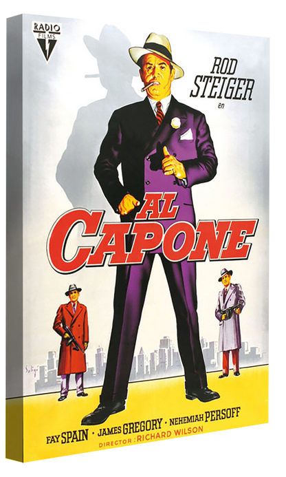 Al Capone-movies, print-Canvas Print - 20 mm Frame-40 x 60 cm-BLUE SHAKER