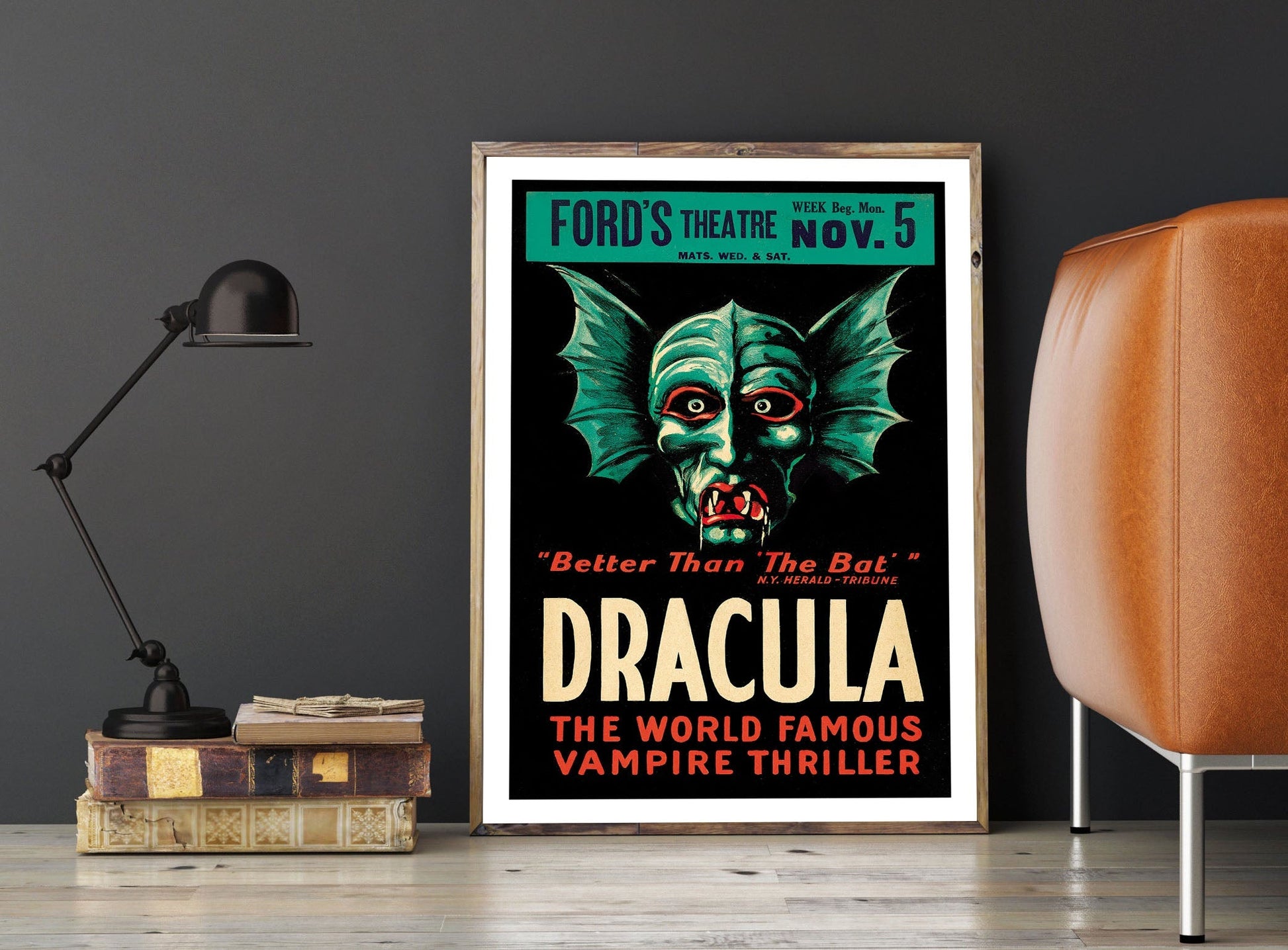 Dracula Ford Theatre-movies, print-BLUE SHAKER