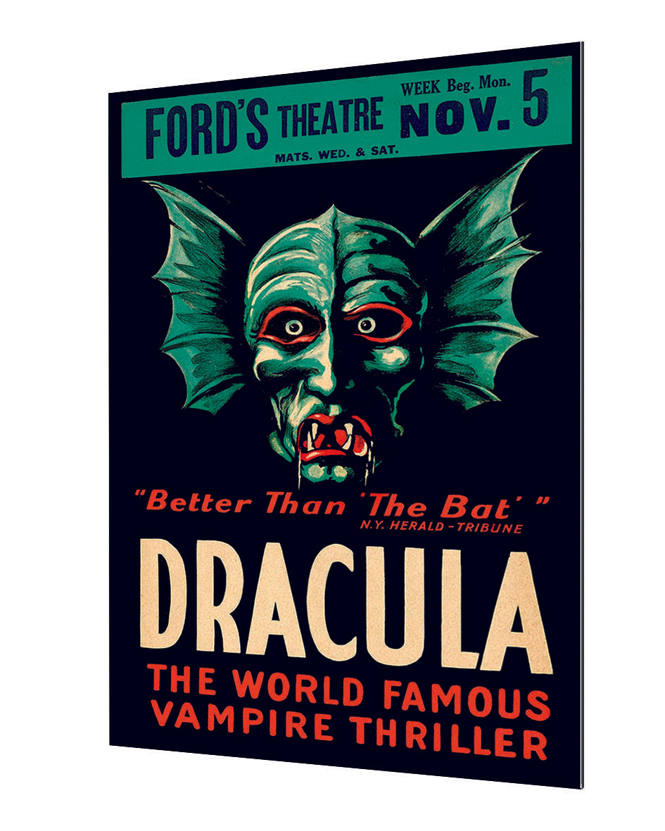 Dracula Ford Theatre-movies, print-Alu Dibond 3mm-40 x 60 cm-BLUE SHAKER