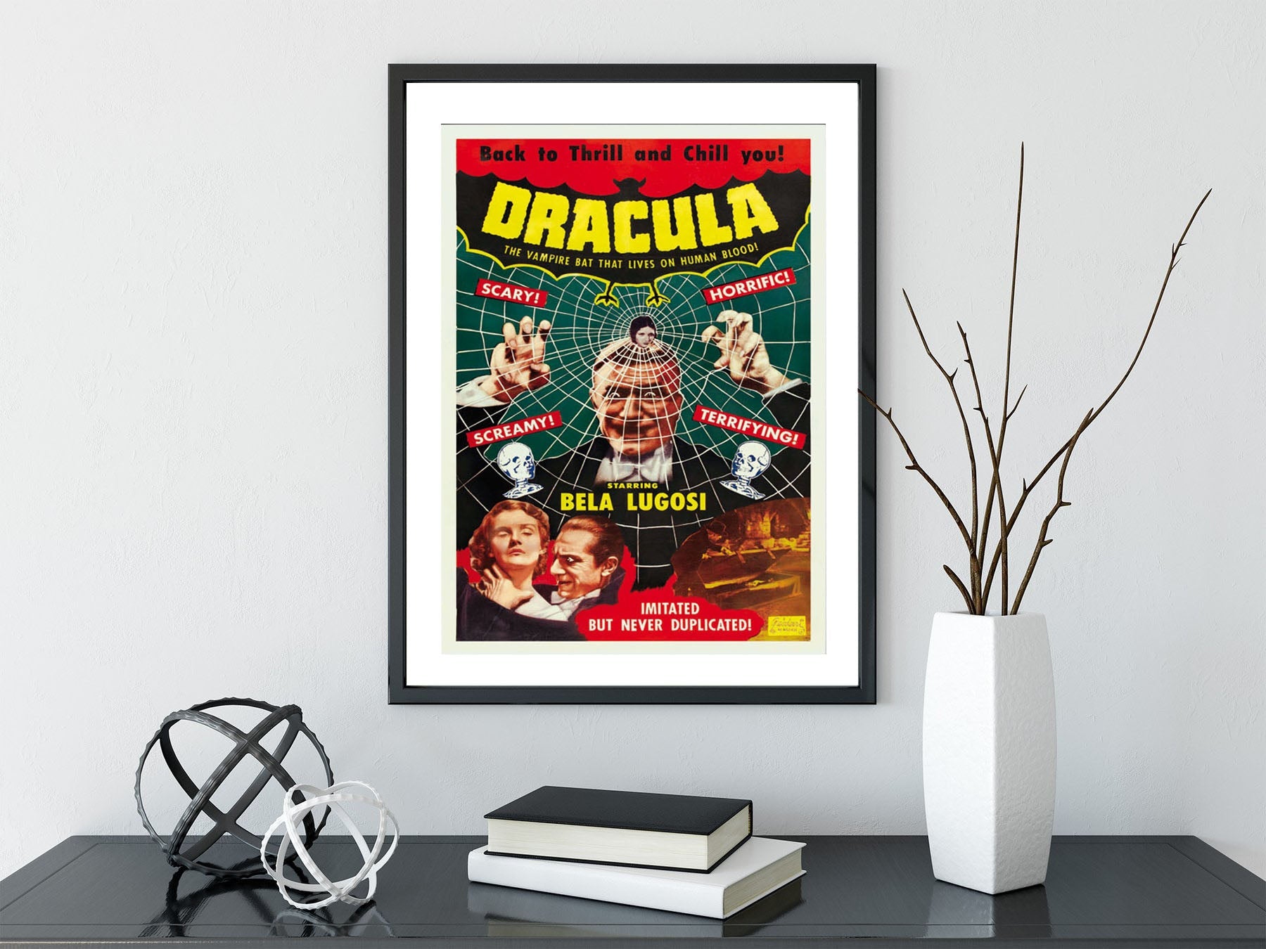 Dracula-movies, print-BLUE SHAKER