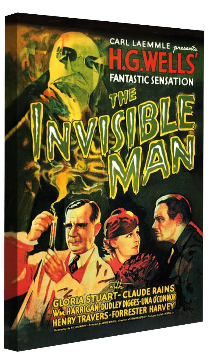 Invisible Man - Blue Shaker - Poster Affiche -