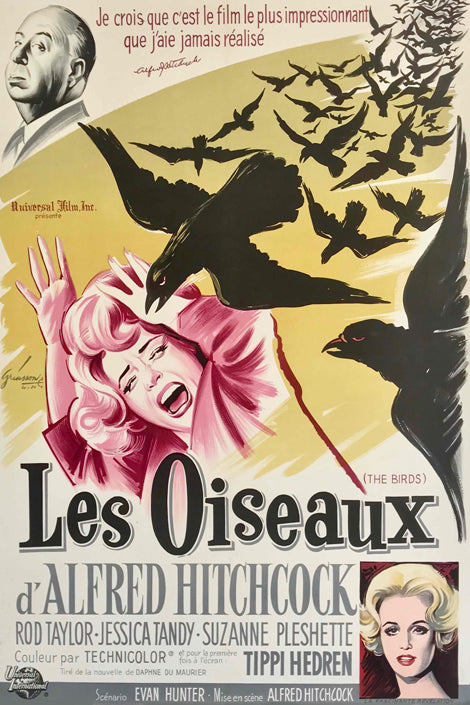 Les Oiseaux-movies, print-Print-30 x 40 cm-BLUE SHAKER