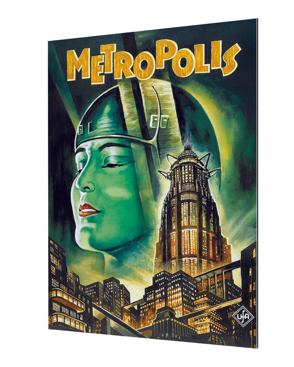 Metropolis-movies, print-Alu Dibond 3mm-40 x 60 cm-BLUE SHAKER