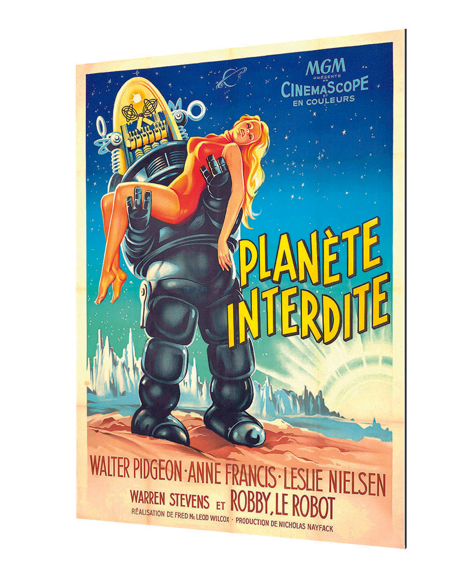 Planète Interdite-movies, print-Alu Dibond 3mm-40 x 60 cm-BLUE SHAKER