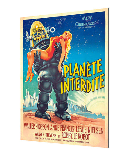 Planète Interdite-movies, print-Alu Dibond 3mm-40 x 60 cm-BLUE SHAKER