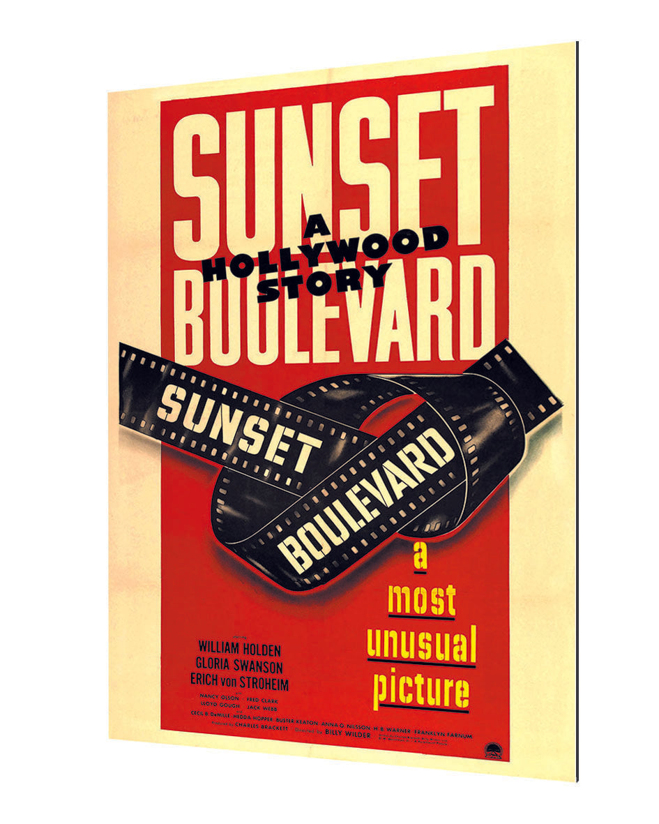 Sunset Boulevard-movies, print-Alu Dibond 3mm-40 x 60 cm-BLUE SHAKER
