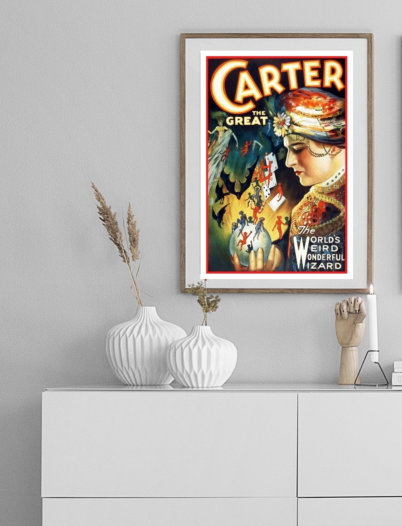 Carter - Wonderful Wizard-magic, print-BLUE SHAKER