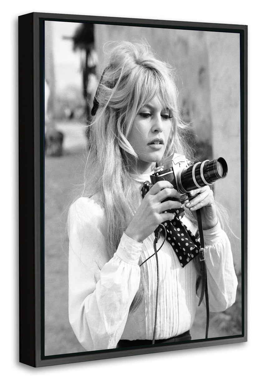 Brigitte Bardot Photographer - Blue Shaker - Poster Affiche -