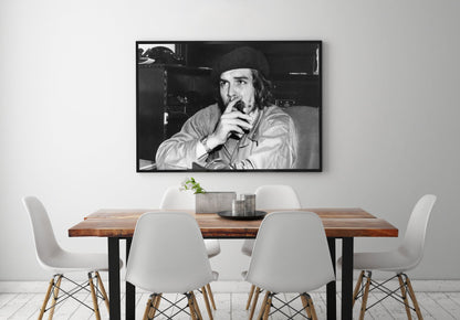 Che Guevara-bw-portrait, print-BLUE SHAKER
