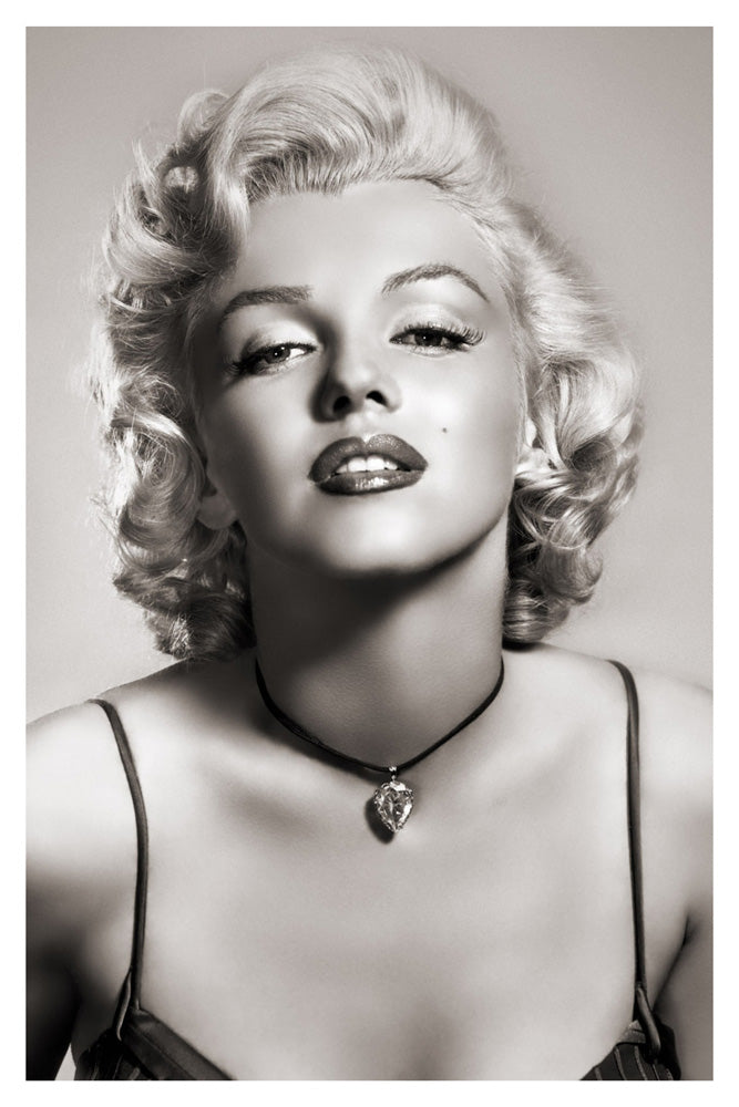 Marilyn Monroe Portrait-bw-portrait, print-Print-30 x 40 cm-BLUE SHAKER