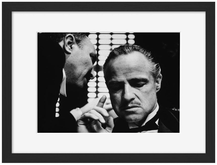 Marlon Brando - Godfather - Blue Shaker - Poster Affiche -