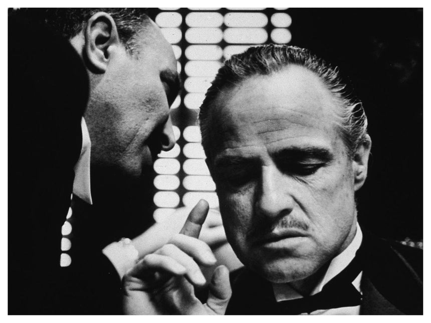 Marlon Brando - Godfather - Blue Shaker - Poster Affiche -