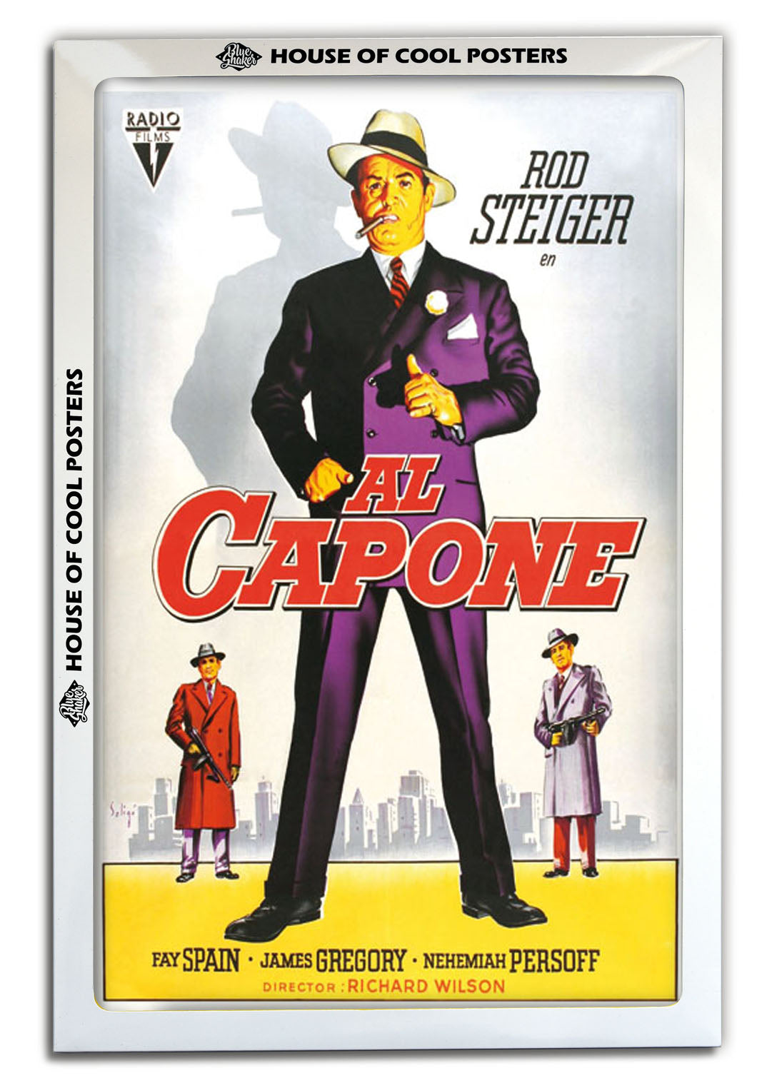 Al Capone-movies, print-BLUE SHAKER