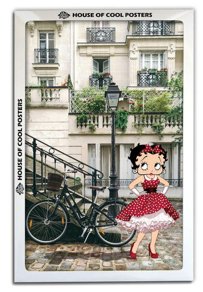 Betty Boop à Paris-comics-town, print-BLUE SHAKER