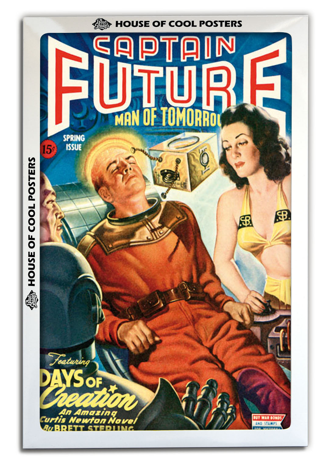 Captain Future - Man of Tomorrow-comics, print-BLUE SHAKER