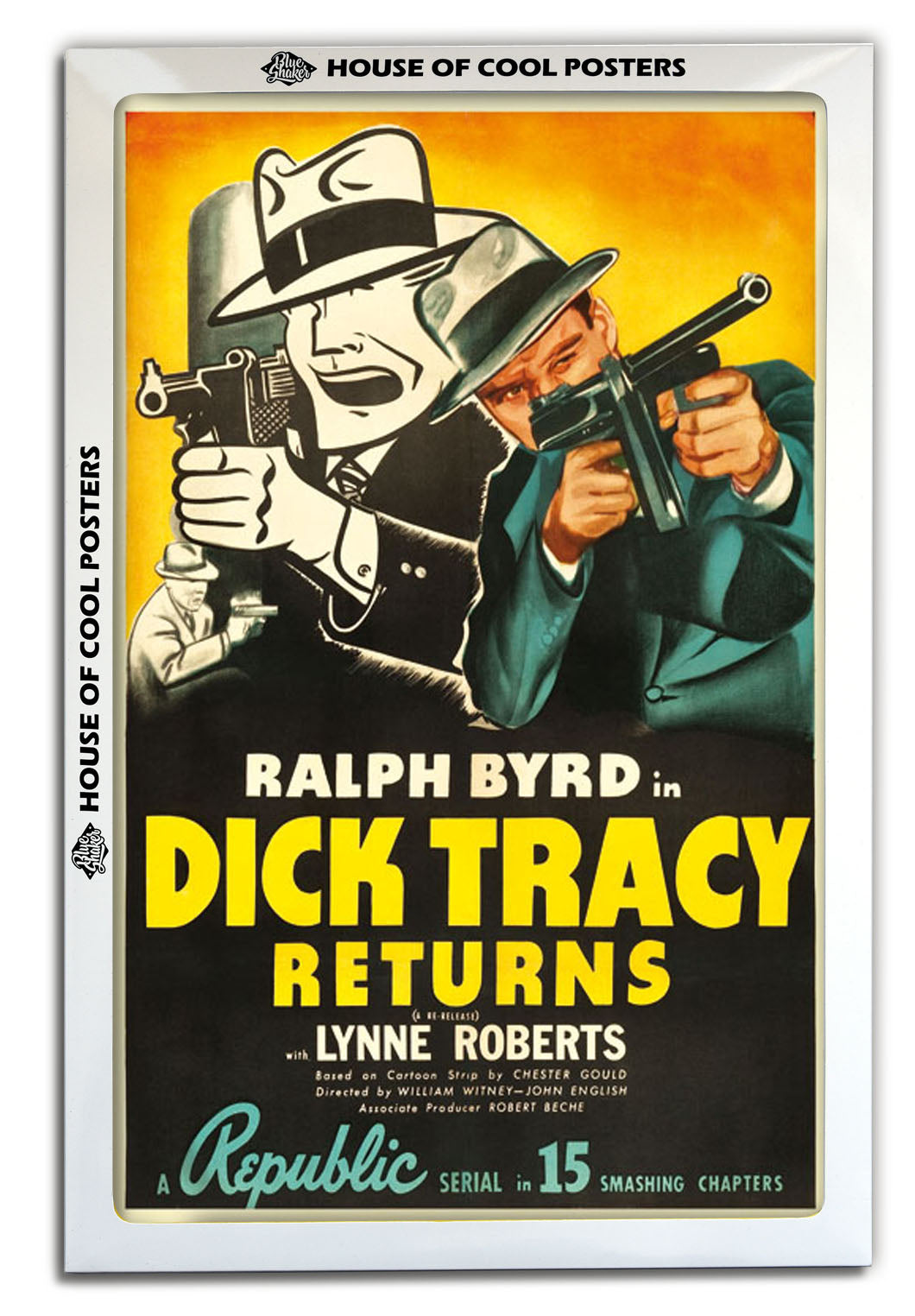 Dick Tracy-movies, print-BLUE SHAKER