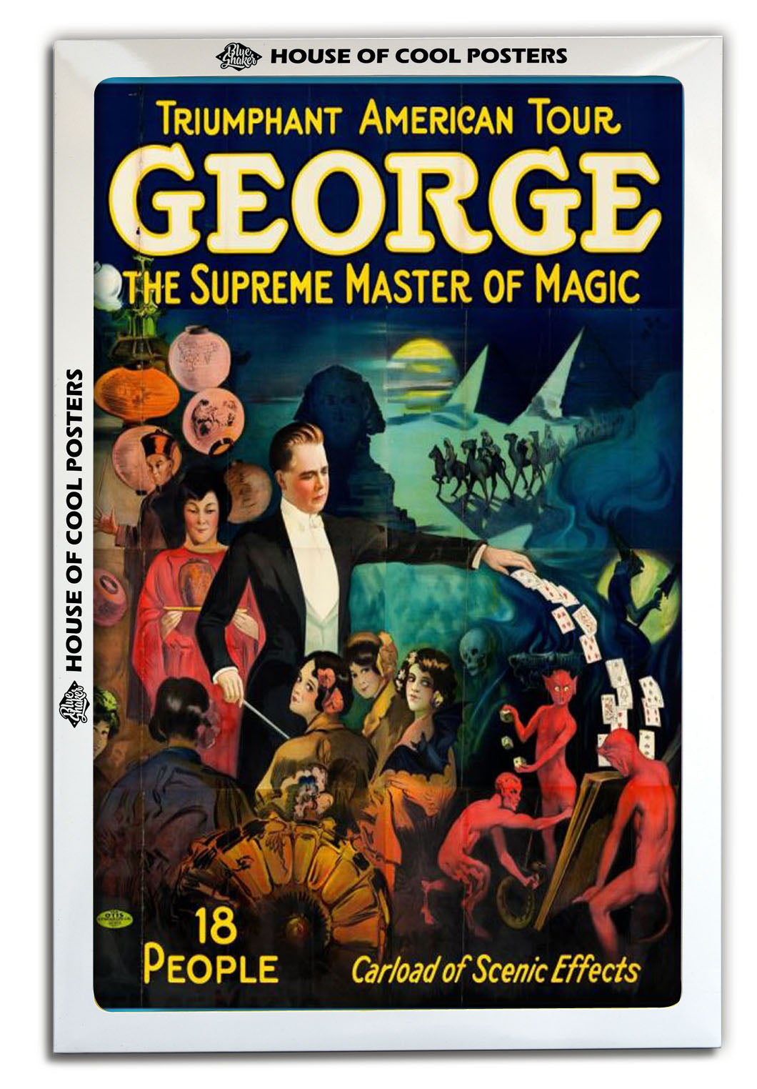 George - Supreme Master of Magic-magic, print-BLUE SHAKER