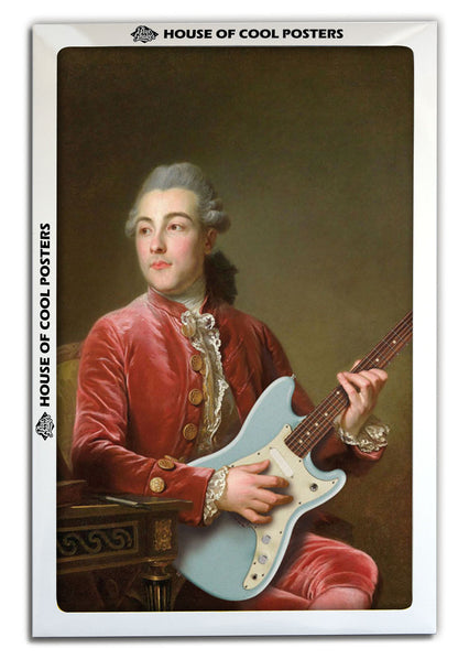 Guitare 1-historical, print-BLUE SHAKER