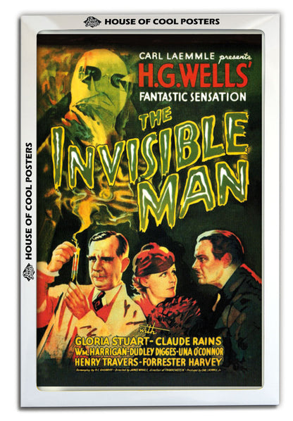 Invisible Man-movies, print-BLUE SHAKER