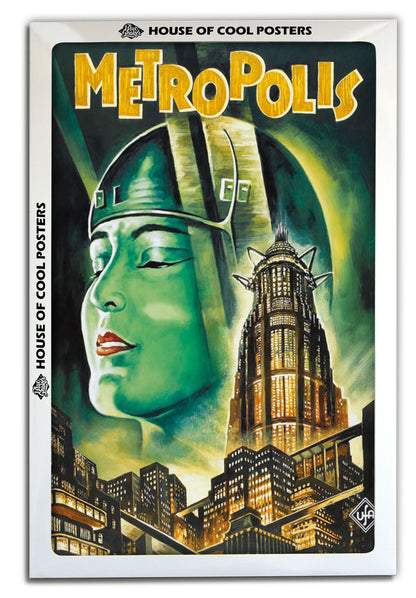 Metropolis-movies, print-BLUE SHAKER