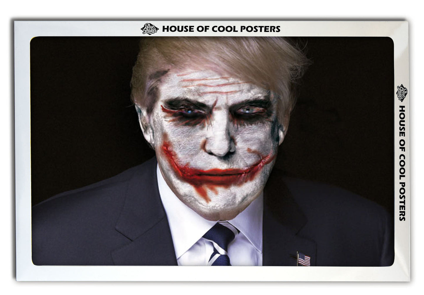 Trump joker-historical, print-BLUE SHAKER