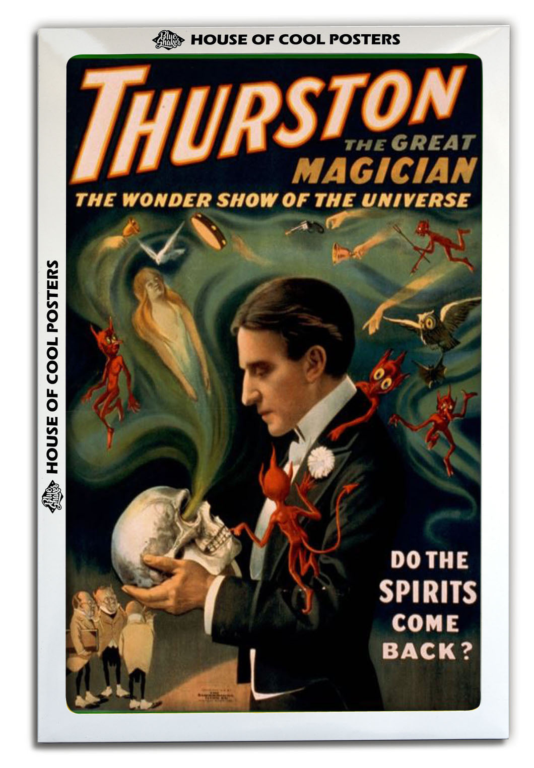Thurston - Do the Spirits come back-magic, print-BLUE SHAKER