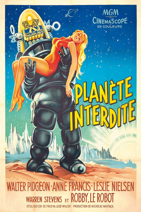 Planète Interdite-movies, print-Print-30 x 40 cm-BLUE SHAKER