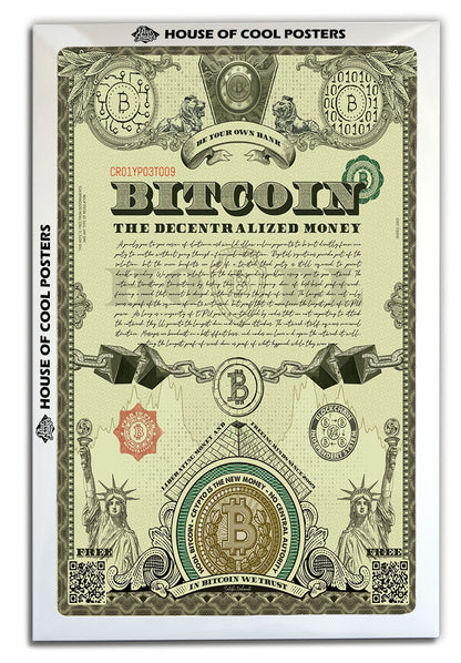 Bitcoin Is The New Money-print, ricardo-noble-BLUE SHAKER