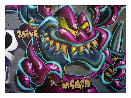 Street Art – Melbourne 7-print, street-art-Print-30 x 40 cm-BLUE SHAKER