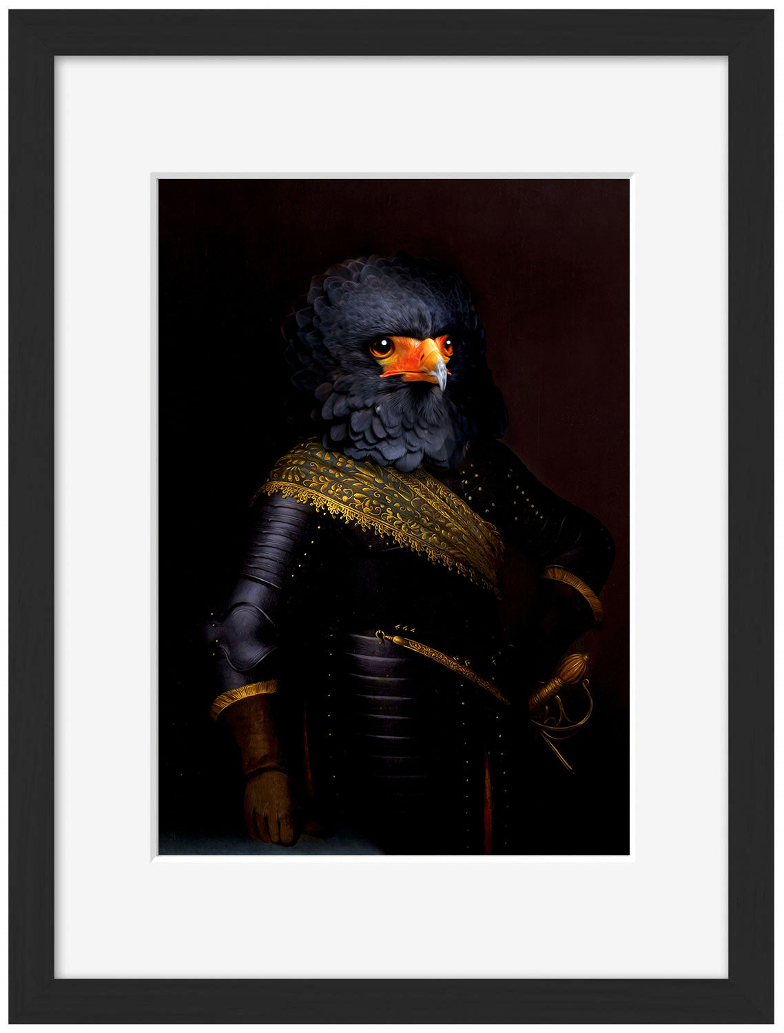 Connor-print, tein-lucasson-Framed Print-30 x 40 cm-BLUE SHAKER