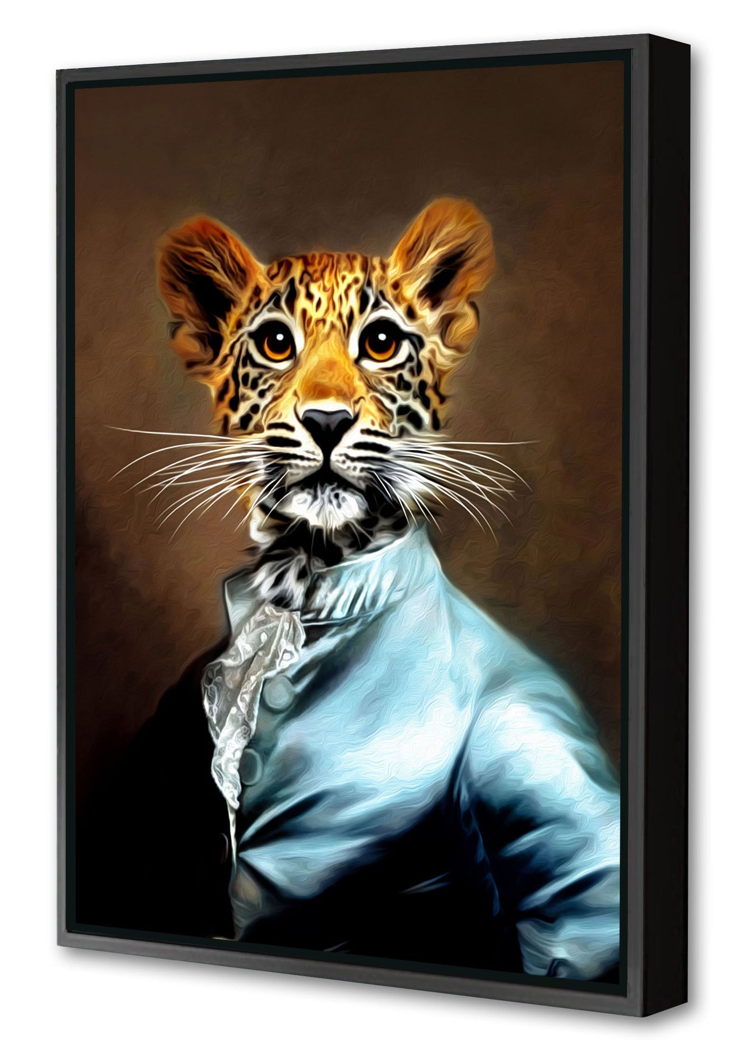 Peter Christian-print, tein-lucasson-Canvas Print with Box Frame-40 x 60 cm-BLUE SHAKER