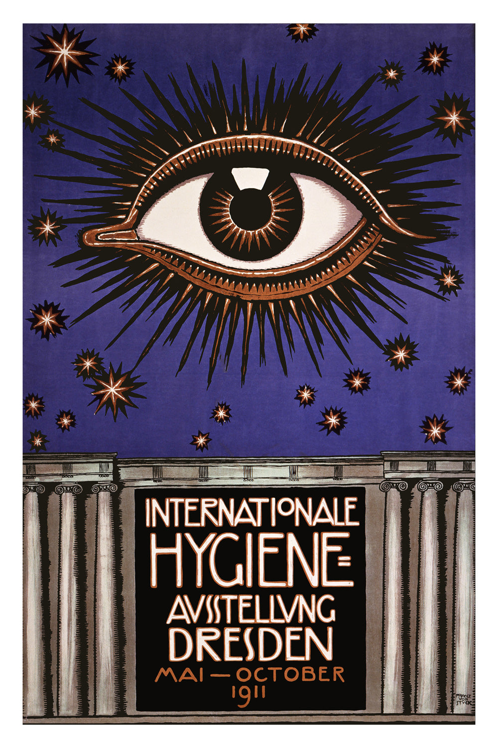 International Hygiene Exhibition-expositions, print-Print-30 x 40 cm-BLUE SHAKER