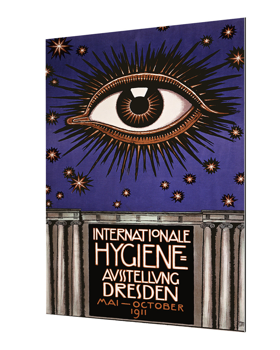 International Hygiene Exhibition-expositions, print-Alu Dibond 3mm-40 x 60 cm-BLUE SHAKER