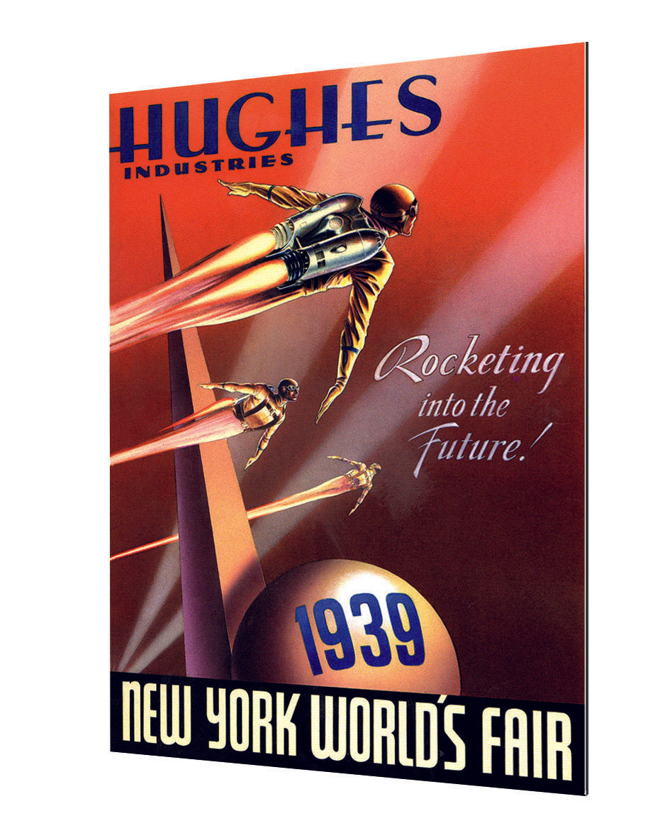 World Fair NEW YORK 1939-expositions, print-Alu Dibond 3mm-40 x 60 cm-BLUE SHAKER